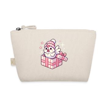 Coffret cadeau joyeux coq en chapeau d’hiver - Trousse biologique - nature - Devant
