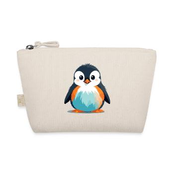 Pinguin Vektor Kunst Lebendige Farben Illustration - Bio-Täschchen - Natur - Vorne