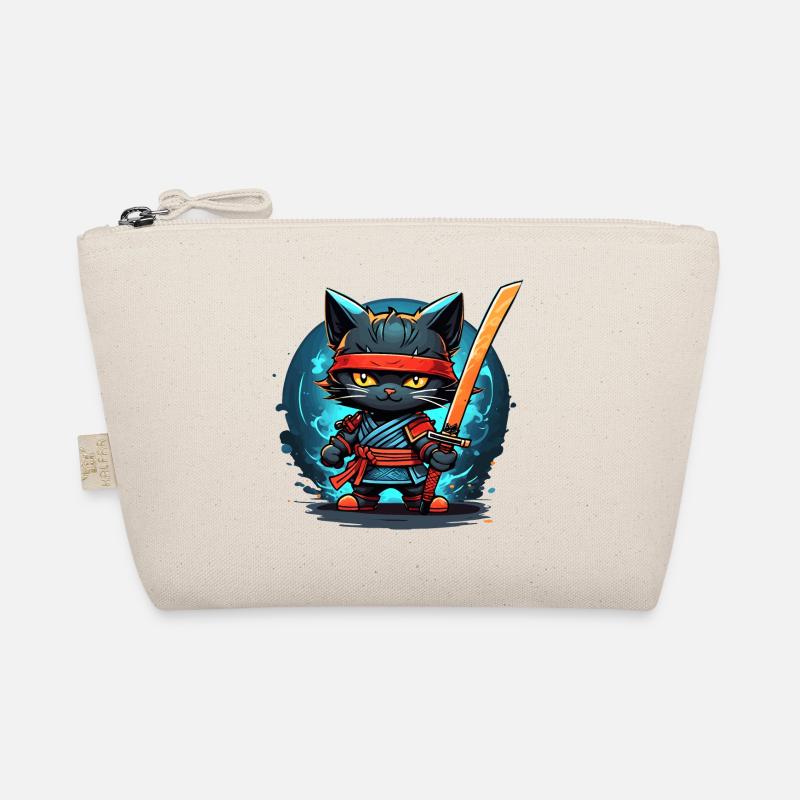 Ninja Cat #8 Organic Pouch