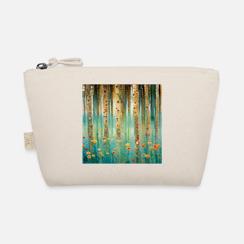 Forêt abstraite de fleurs et reflets Trousse biologique