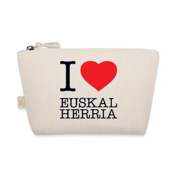 I LOVE EUSKAL HERRIA Basque Country - Organic Pouch - nature - Front