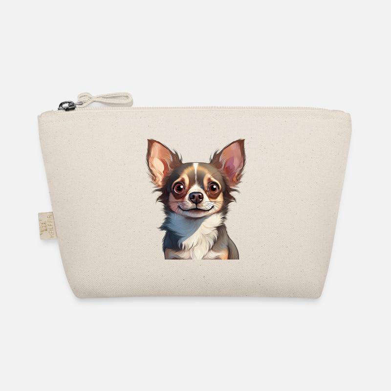 Chihuahua Charm – Ein Lächeln, das Herzen erobert Bio-Täschchen