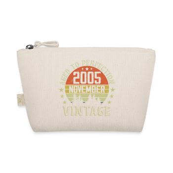 Birthday November 2005 Vintage November Gift - Organic Pouch - nature - Front