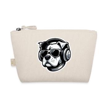 Chien Bulldog Casque Lunettes - Trousse biologique - nature - Devant