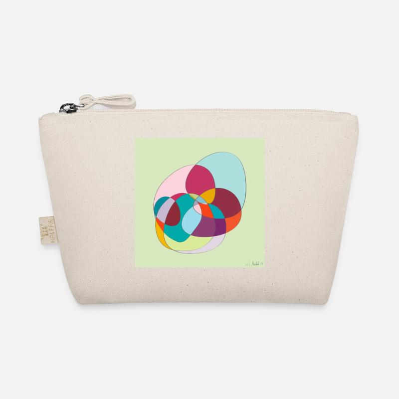 Verschlungene Farbübergänge Bio-Täschchen