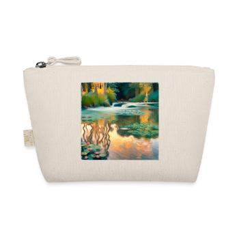 Impressionismus Fluss - Bio-Täschchen - Natur - Vorne