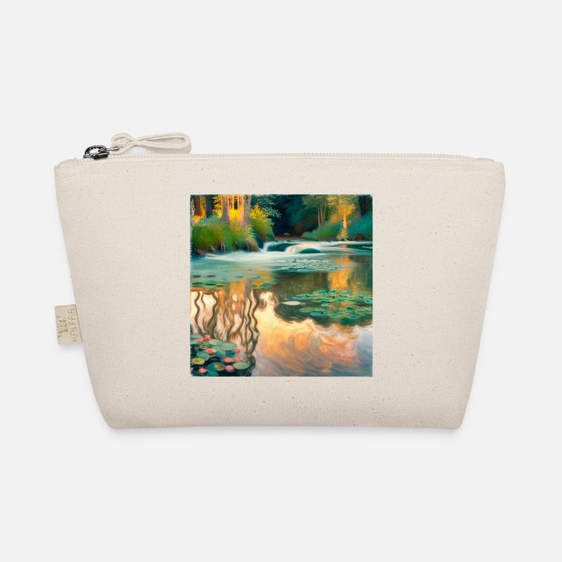 Impressionismus Fluss Bio-Täschchen