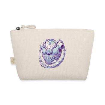 Futuristic Chest Device Graphic Tee - Organic Pouch - nature - Front