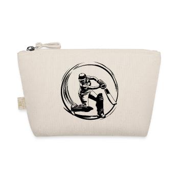 Cricket Frau Silhouette - Bio-Täschchen - Natur - Vorne