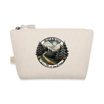 Wanderlust: We follow the path – Nature & Adventure - Organic Pouch - nature - Front