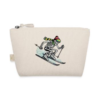 Skeleton à skis - une aventure hivernale avec une touche d’originalité - Trousse biologique - nature - Devant