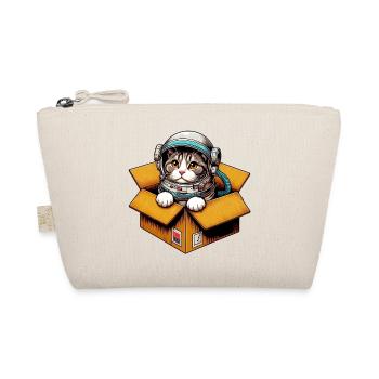 Astronaut Katze - Bio-Täschchen - Natur - Vorne