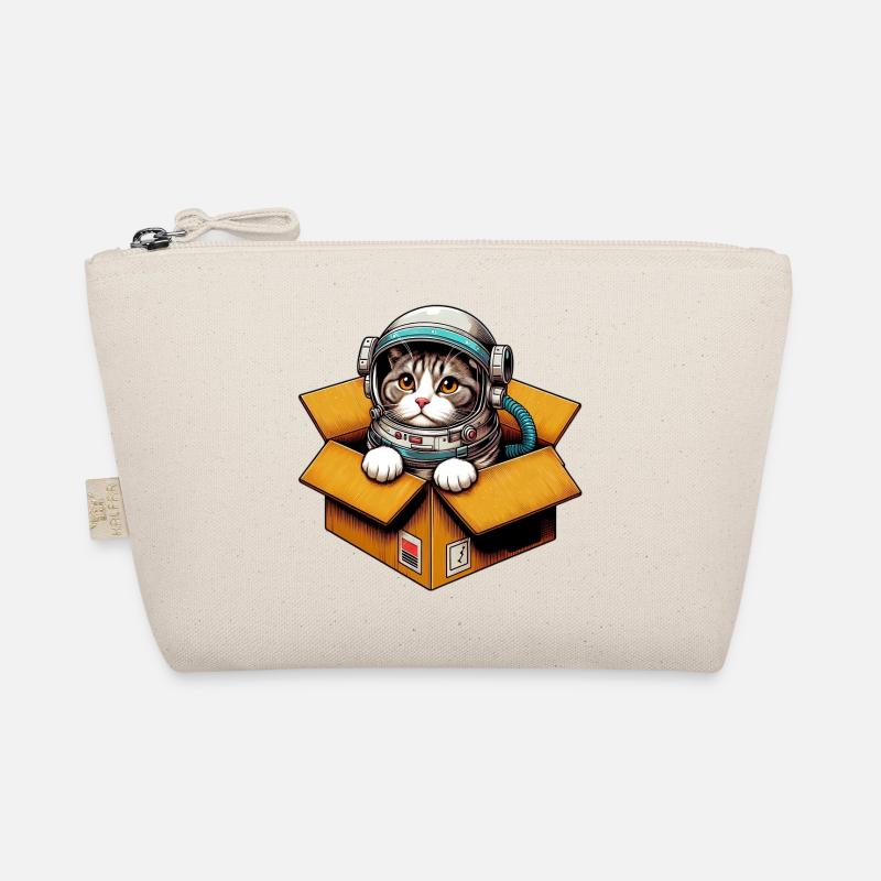 Astronaut Katze Bio-Täschchen