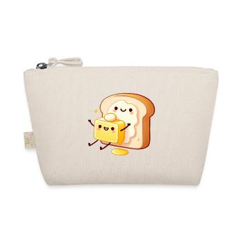 beurre toast câlin mignon dessin animé design - Trousse biologique - nature - Devant