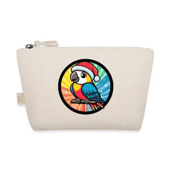 Parrot Christmas Animal - Organic Pouch - nature - Front