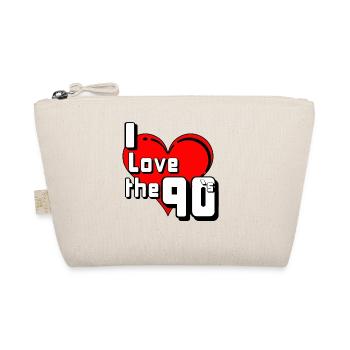 90s Party , Theme Party , 90s Love (25) - Organic Pouch - nature - Front