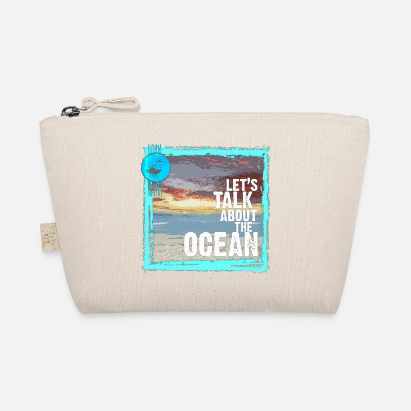 Sea atmosphere with sunset Organic Pouch