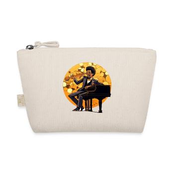 Piano-Zauberin - Bio-Täschchen - Natur - Vorne