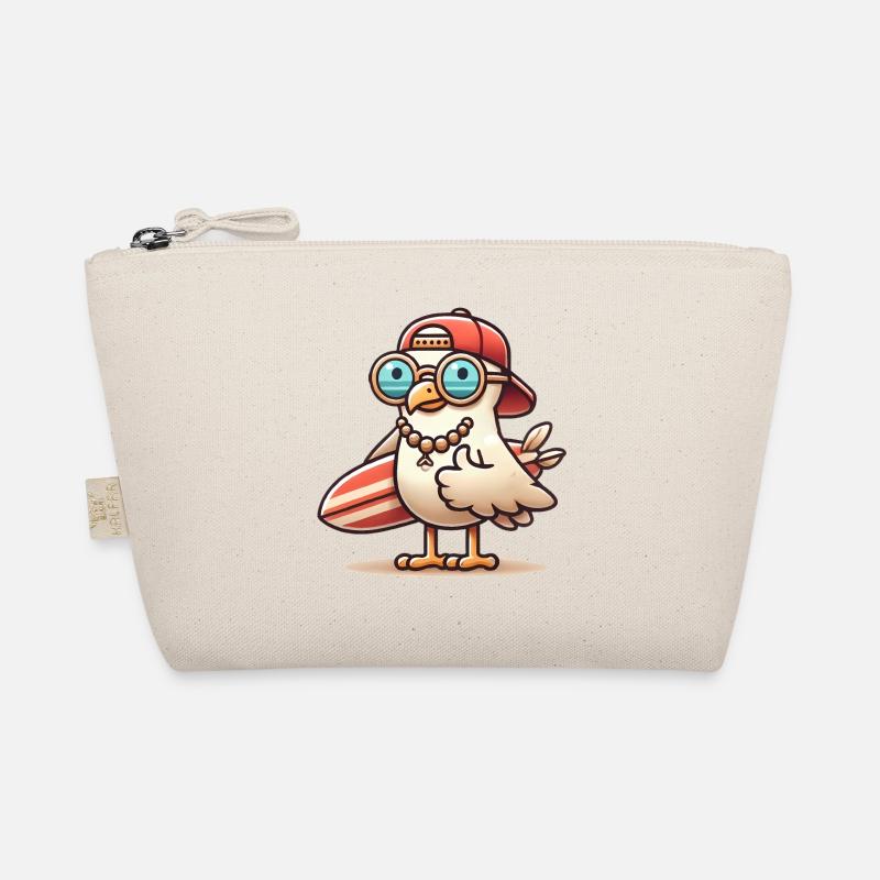 Cool Beach Seagull avec planche de surf Trousse biologique