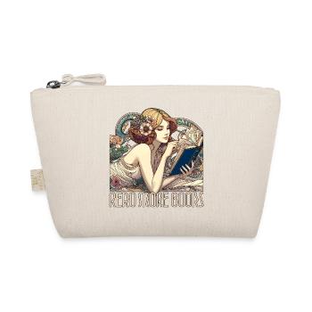 Read More Books Art Nouveau Woman Book Gift - Organic Pouch - nature - Front