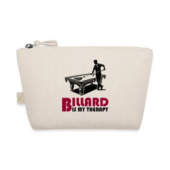 Le billard est ma thérapie - Trousse biologique - nature - Devant