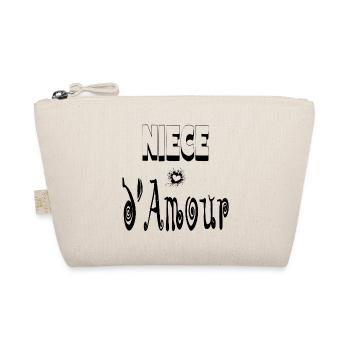 Nièce Amour Cœur - Trousse biologique - nature - Devant