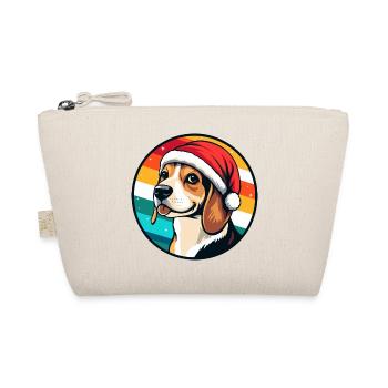 Beagle chien animal de Noël - Trousse biologique - nature - Devant