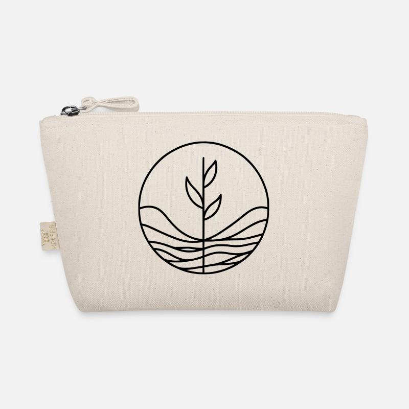 Minimalist plant design Organic Pouch