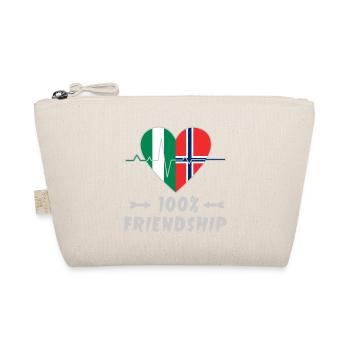 Nigeria and Norway 100% friendship - Organic Pouch - nature - Front