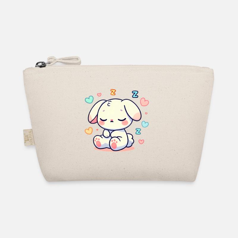 Lapin endormi Illustration pastel Trousse biologique