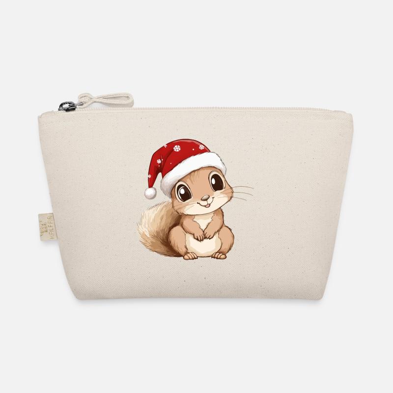 Écureuil Noël mignon Noël mignon Trousse biologique