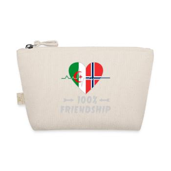 Algeria and Norway 100% friendship - Organic Pouch - nature - Front