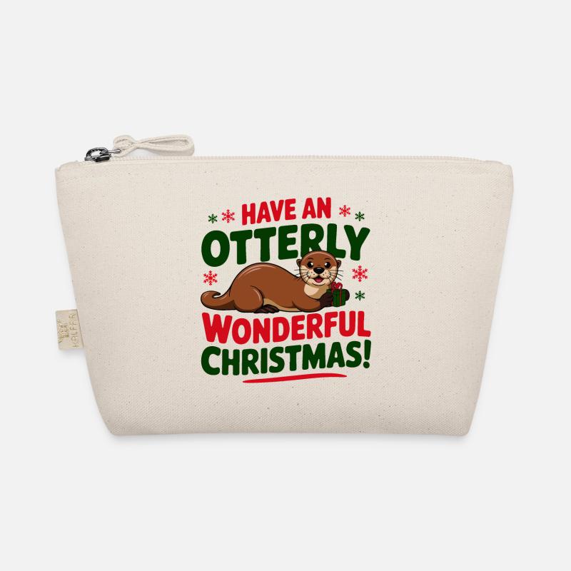 Otterly Weihnachtsfeier Design Bio-Täschchen