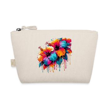 Hibiscus Flowers - Organic Pouch - nature - Front