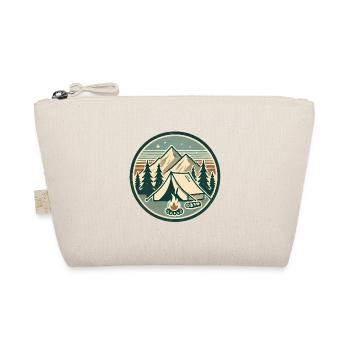Vintage-Abzeichen für Bergabenteuer - Bio-Täschchen - Natur - Vorne