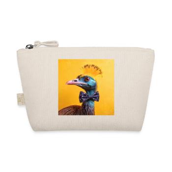 Oiseau bleu avec un noeud papillon - Trousse biologique - nature - Devant