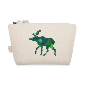 Elch Moose Skandinavien Schweden Norwegen Herbst - Bio-Täschchen - Natur - Vorne