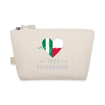 Nigeria and Poland 100% friendship - Organic Pouch - nature - Front