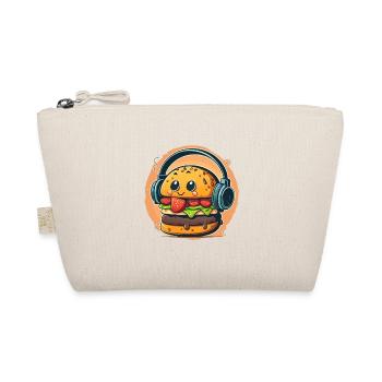 Burger Beats : un dessin animé ludique avec des écouteurs et - Trousse biologique - nature - Devant