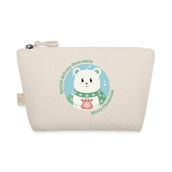 Special delivery from santa - Little Polar Bear - Organic Pouch - nature - Front