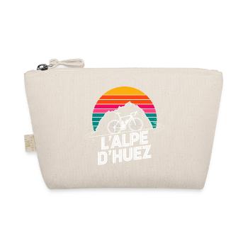 L’Alpe d’Huez Retro Cycling Design - Organic Pouch - nature - Front