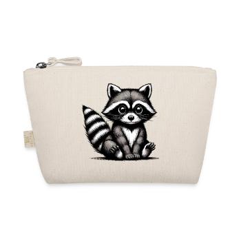 Raccoon - Organic Pouch - nature - Front