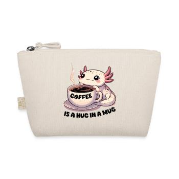 Axolotl Coffee Hug Mug Gift - Organic Pouch - nature - Front