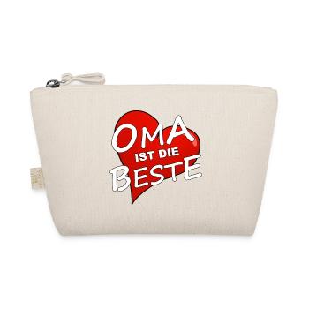 GRANDMA IS THE BEST - Organic Pouch - nature - Front