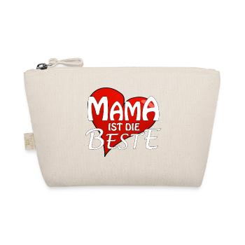 MOM IS THE BEST - Organic Pouch - nature - Front