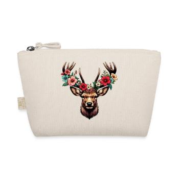 Cerf avec des fleurs - Trousse biologique - nature - Devant