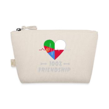 Eritrea und Polen 100% Freundschaft - Bio-Täschchen - Natur - Vorne