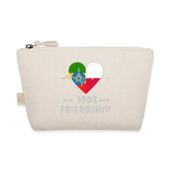 Ethiopia and Poland 100% friendship - Organic Pouch - nature - Front