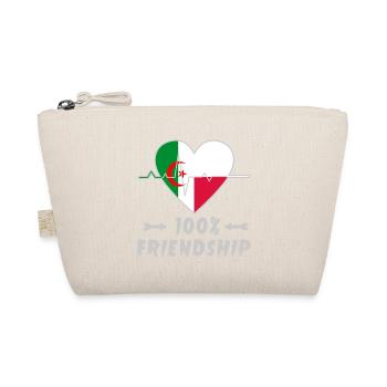 Algeria and Poland 100% friendship - Organic Pouch - nature - Front