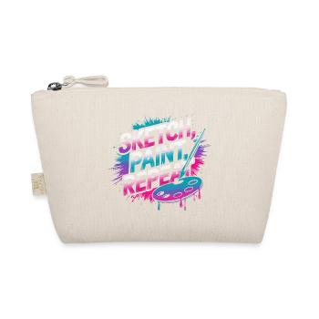 Sketch Paint Repeat Art Design - Organic Pouch - nature - Front